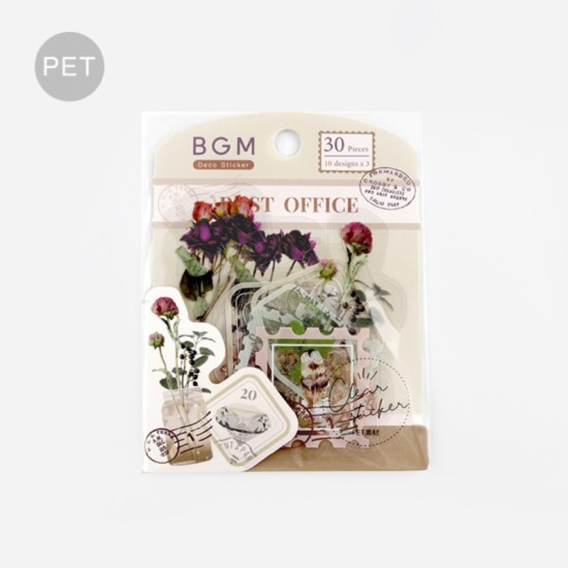 BGM Flake Sticker – Garden Post Office – Dried Flower