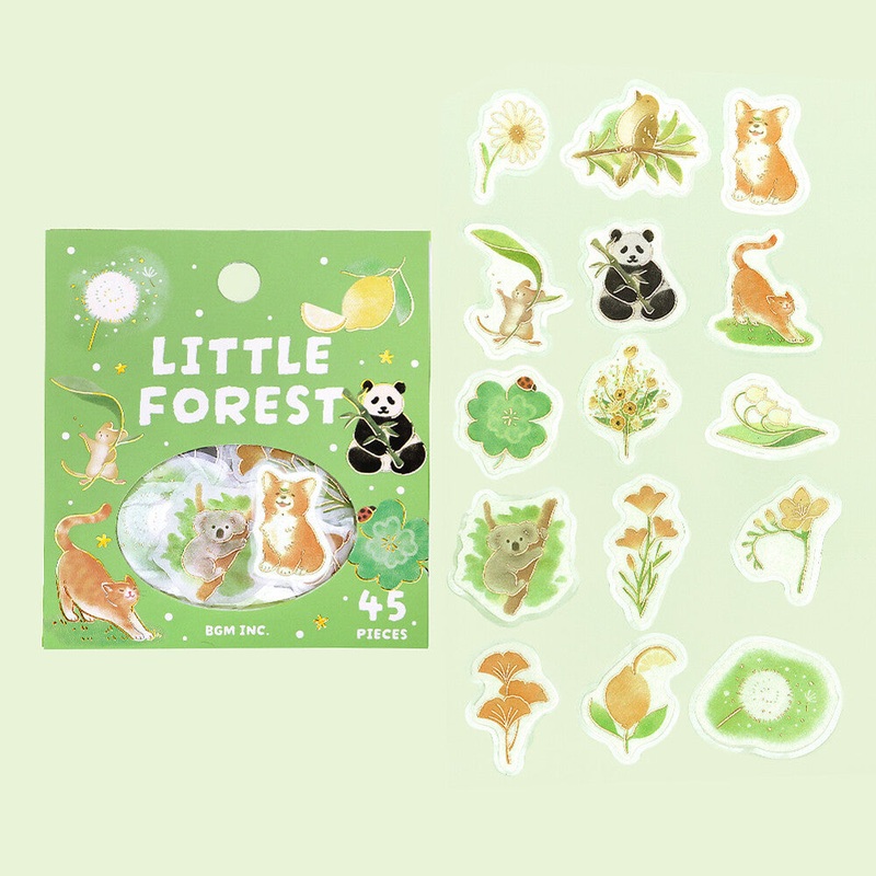 BGM Flake Sticker – Little Forest – Green