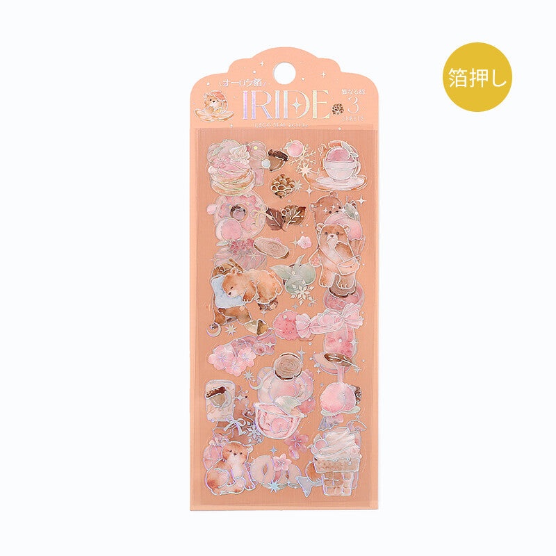 BGM – Foil Stamping Iride Sticker Sheets – Bear