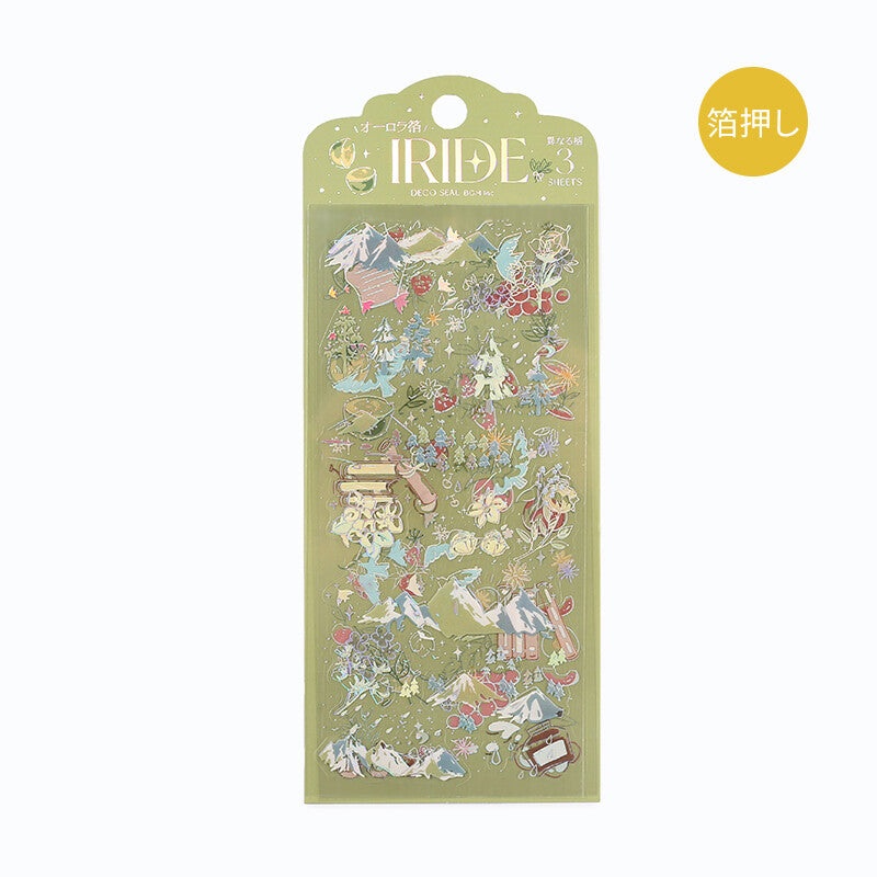 BGM – Foil Stamping Iride Sticker Sheets – Natural
