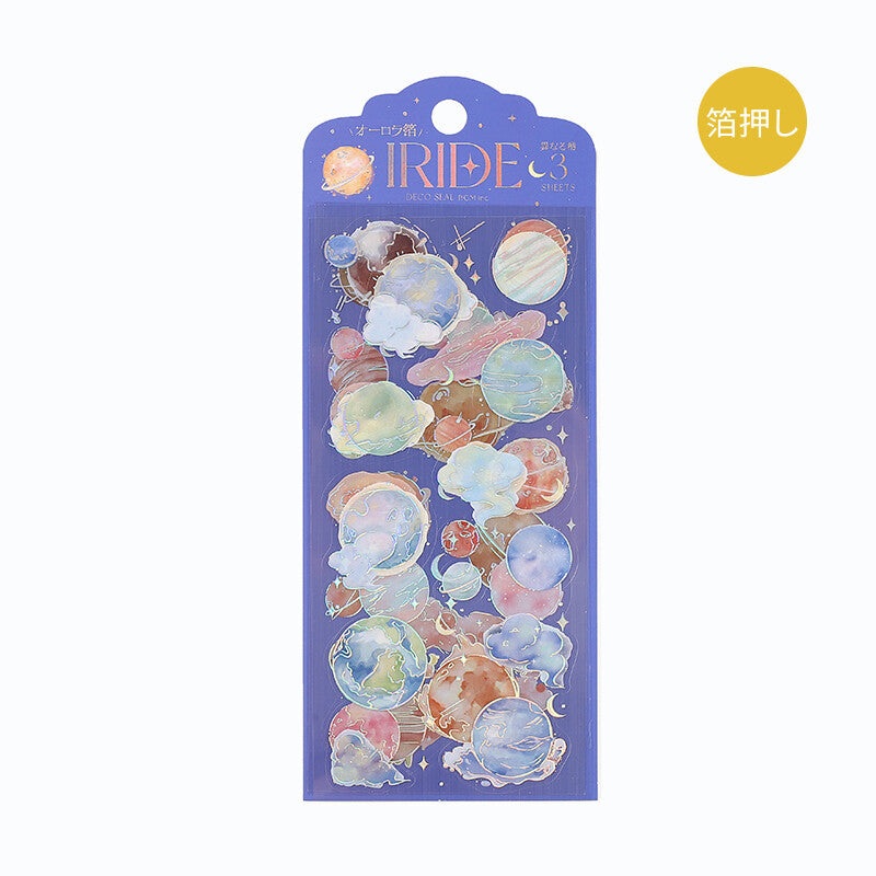 BGM – Foil Stamping Iride Sticker Sheets – Universe