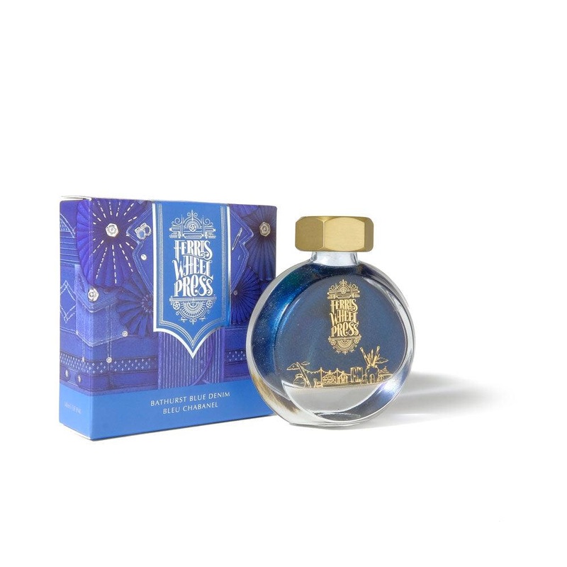 Ferris Wheel Press Fountain Pen Ink Bathurst Blue Denim 38ml