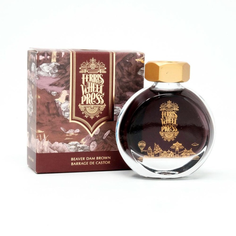 Ferris Wheel Press Fountain Pen Ink Beaver Dam Brown 38ml