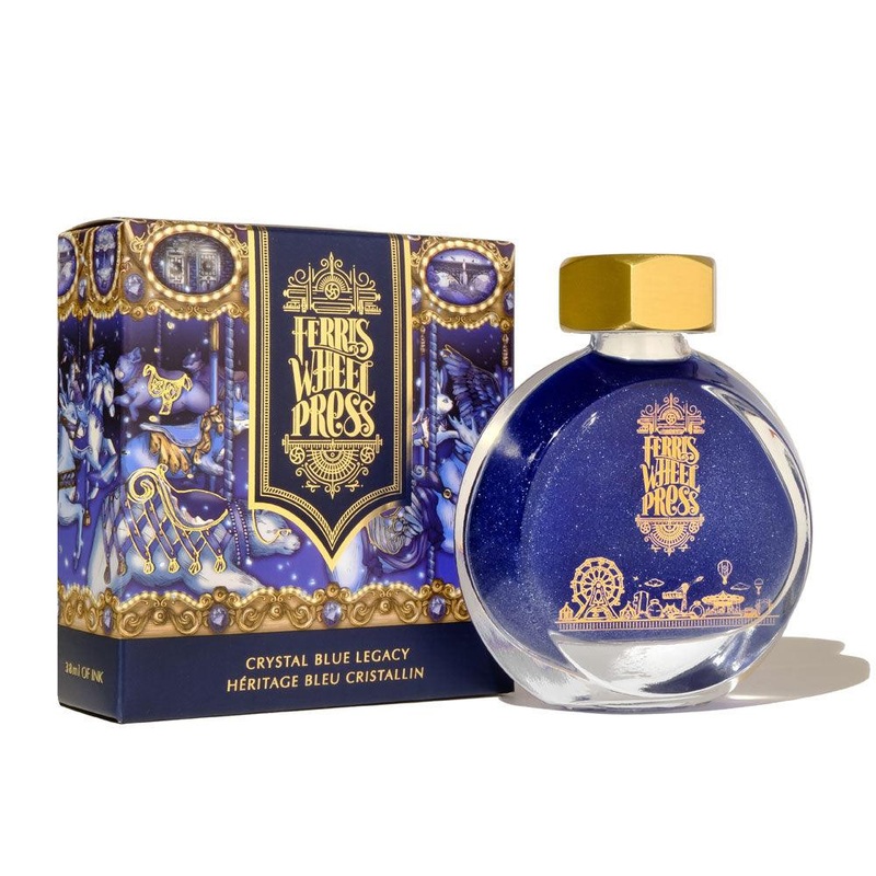 Ferris Wheel Press Fountain Pen Ink Crystal Blue Legacy 38ml