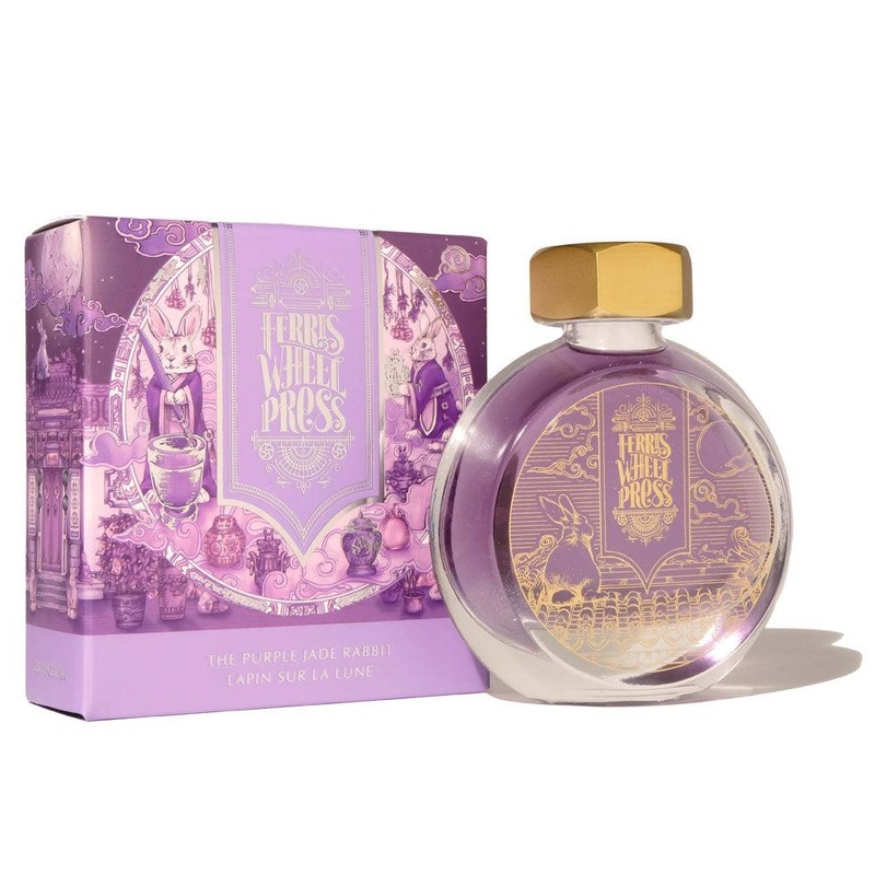 Ferris Wheel Press Fountain Pen Ink Curious Collaborations Purple Jade Rabbit 38ml