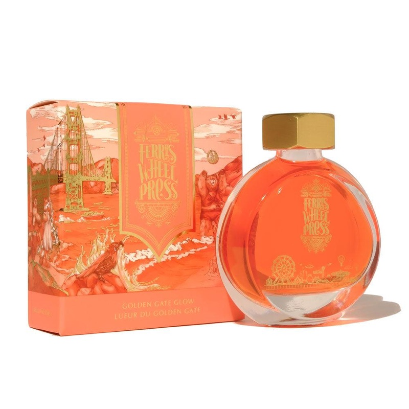 Ferris Wheel Press Fountain Pen Ink Golden Gate Glow 38ml