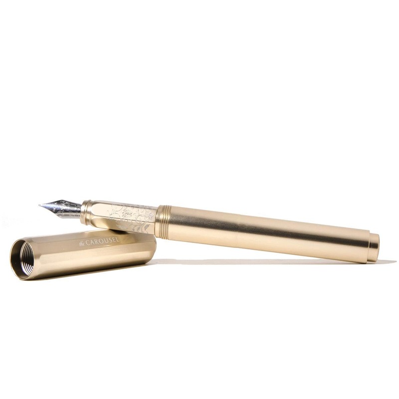 Ferris Wheel Press Fountain Pen Aluminium Carousel Brilliant Beanstalk Fine