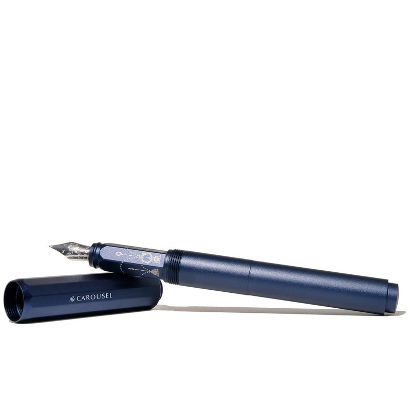 Ferris Wheel Press Fountain Pen Aluminium Carousel Glistening Glass Fine