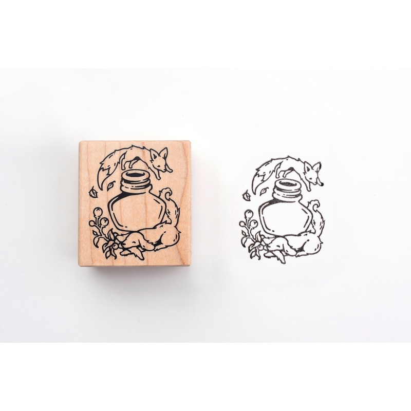 Stationery Zoo – Quick Brown Fox and Lazy Dog Ink Stamp
