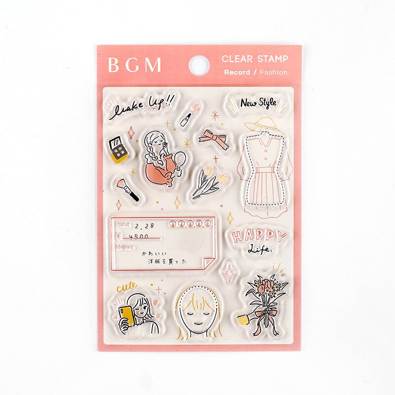 BGM Clear Stamp – Record Fashion