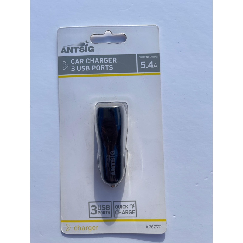 Car charger 3 USB ports