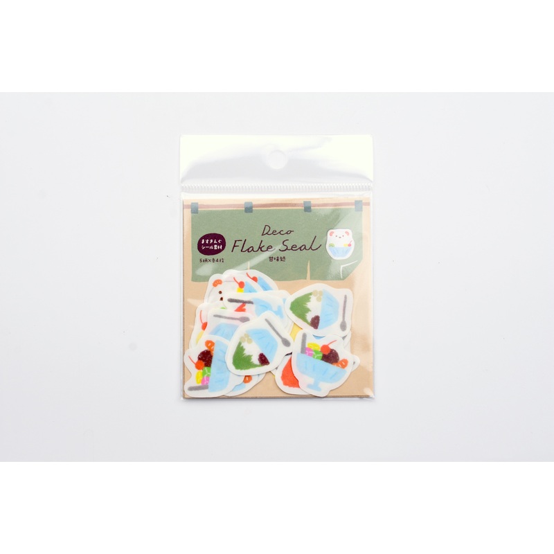Furukawa Paper Deco Flake Sticker – Bear Shaved Ice