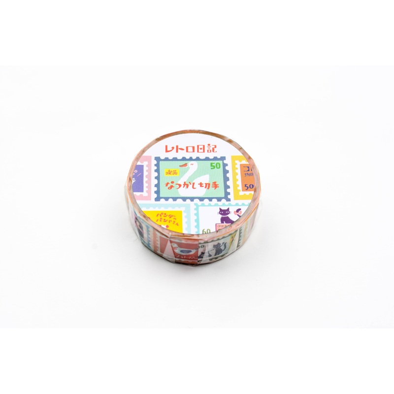 Furukawa Paper Retro Diary Washi Tape – Nostalgic Stamp