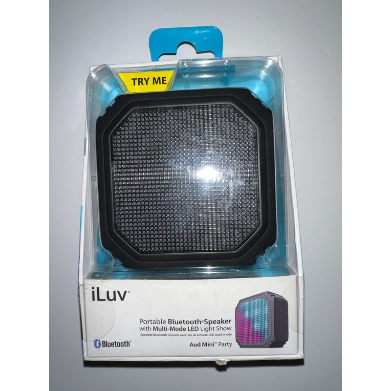 iLuv Portable Bluetooth Speaker with Multi-Mode LED light show