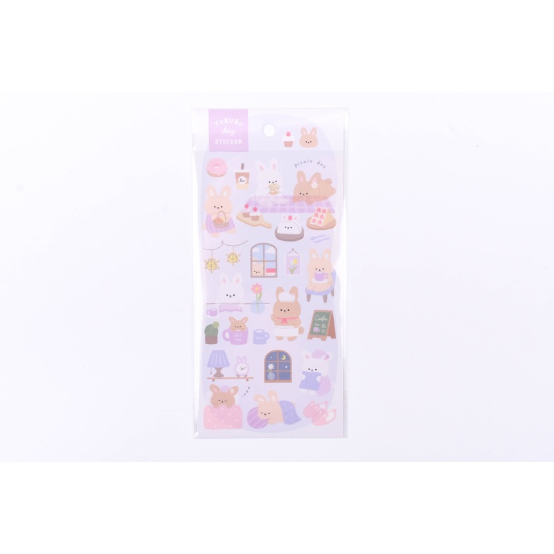 Yururu Day Sticker – Rabbit