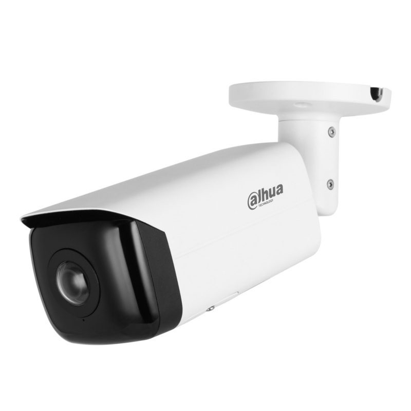 DAHUA 4MP Wide Angle 180 Fixed Bullet Starlight Network Camera. Supports H.265 codec, Built-in IR LED, Max IR 20m, WDR, IP67 Weather Proof, Intelligent Detection, SD Card Slot Supports up to 256GB.