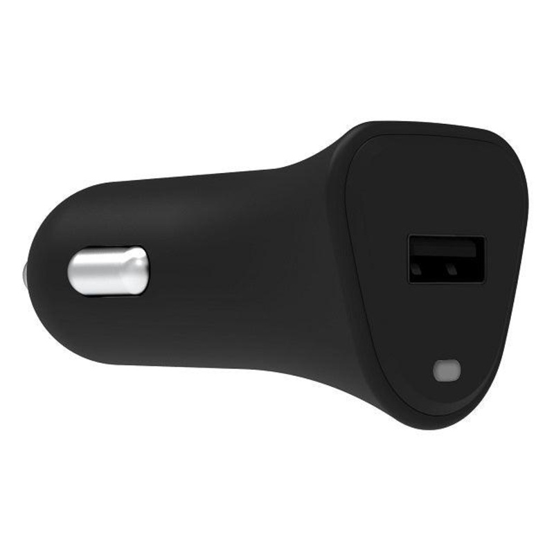 Griffin PowerJolt Universal USB-A 12W Car Charger – Black