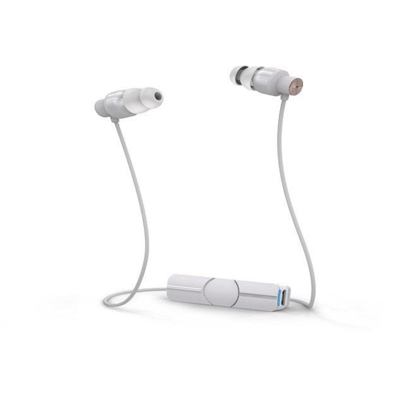 IFROGZ Audio – Impulse Wireless Earbuds – White/Rose Gold