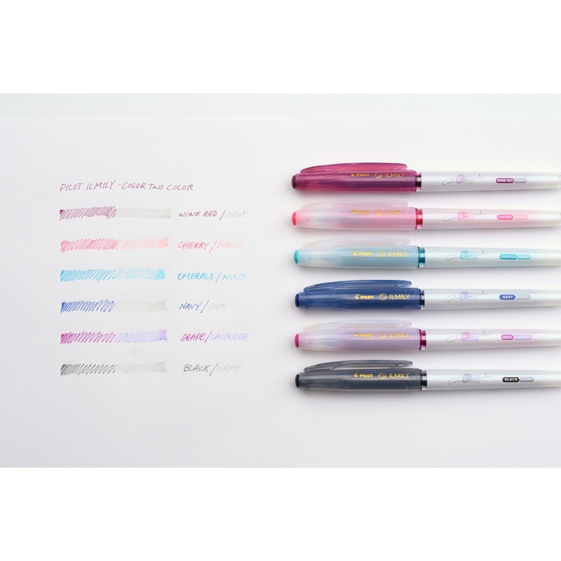 Pilot ILMILY Color Two Color Gel Pen – 0.4mm
