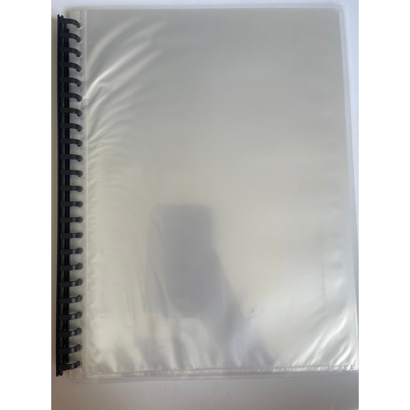 Croxley Refillable A4 20 pockets clear ( Pack of 2 )