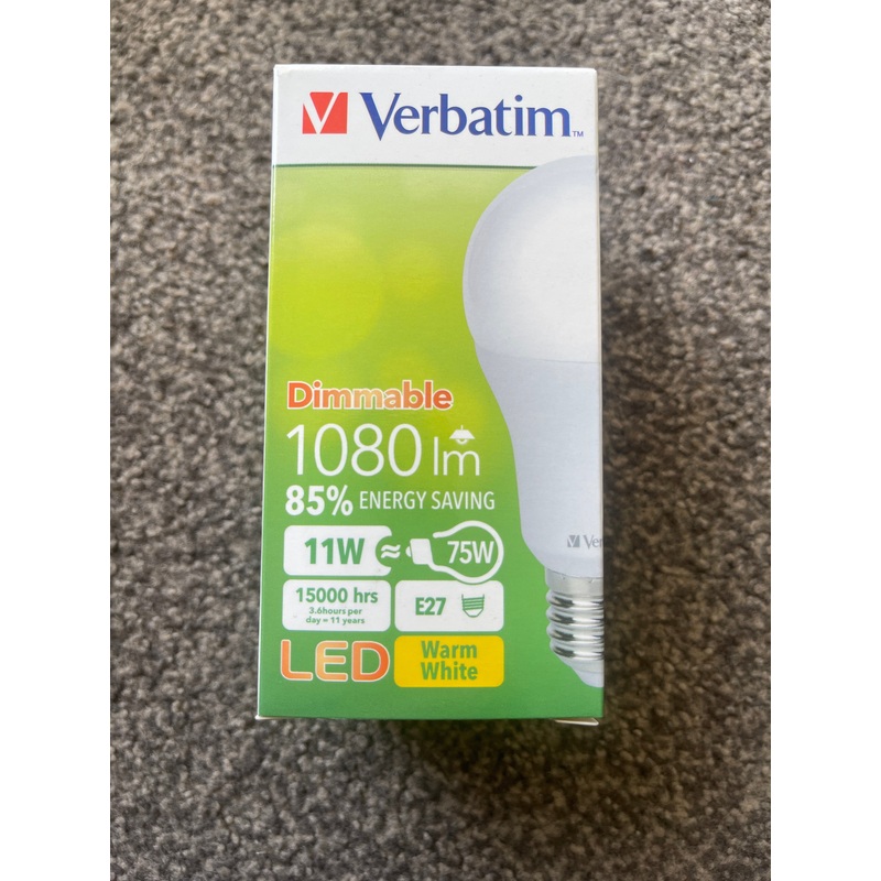 Dimmable 1080im energy saving warm white Led, E27
