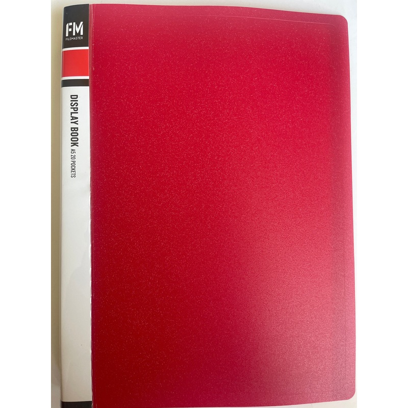 Display Book A5 20 Pockets ( Pack of 2 )