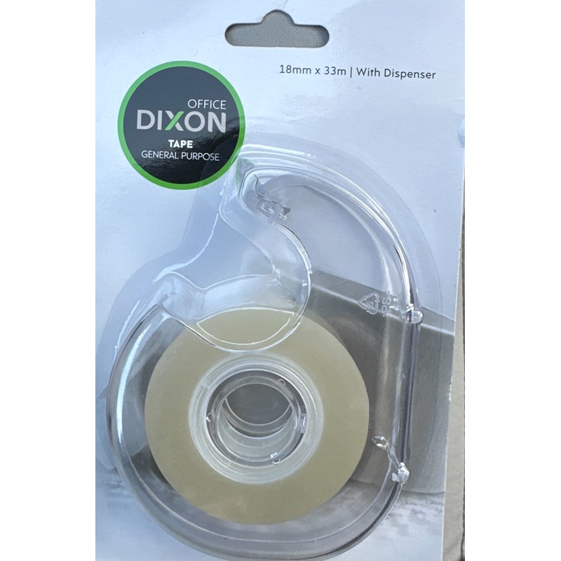 Dixon General Purpose Tape with Dispenser – 18mm x 33m