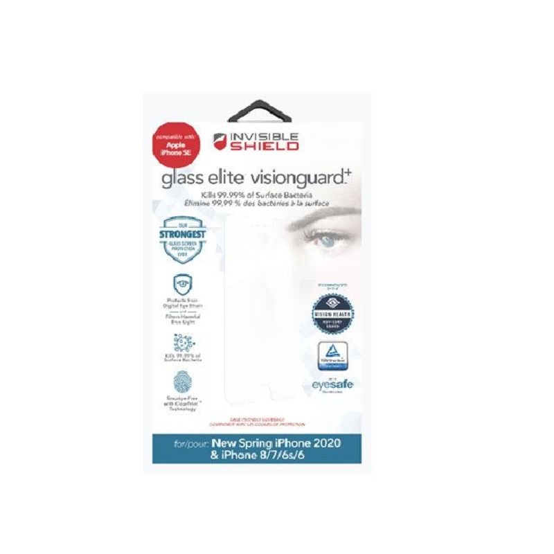 InvisibleShield GlassElite VisionGuard+ for iPhone 7/8/SE