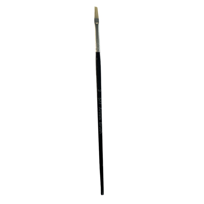 Size 2 Flat Artist’s Brush ( Pack of 7 )