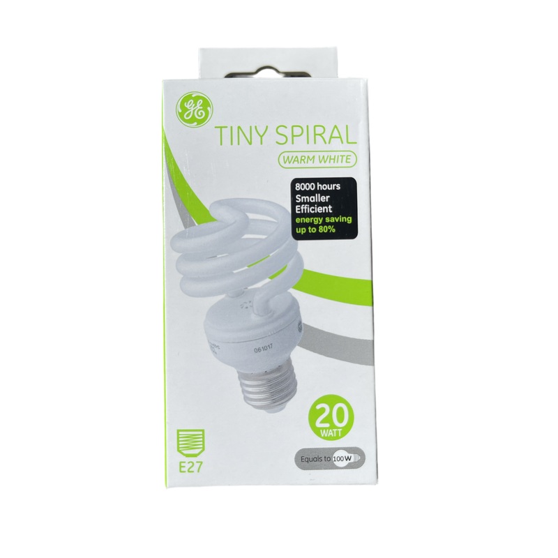 Tiny spiral Warm light 20Watt Bulb