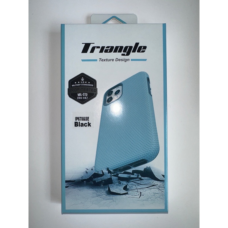 Triangle Texture Design Drop Protection Case for iPhone
