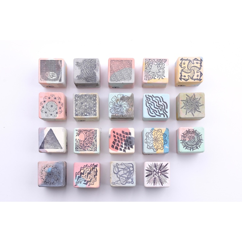 Dan Wei Industry – Cement Rubber Stamp – Abstract Patterns