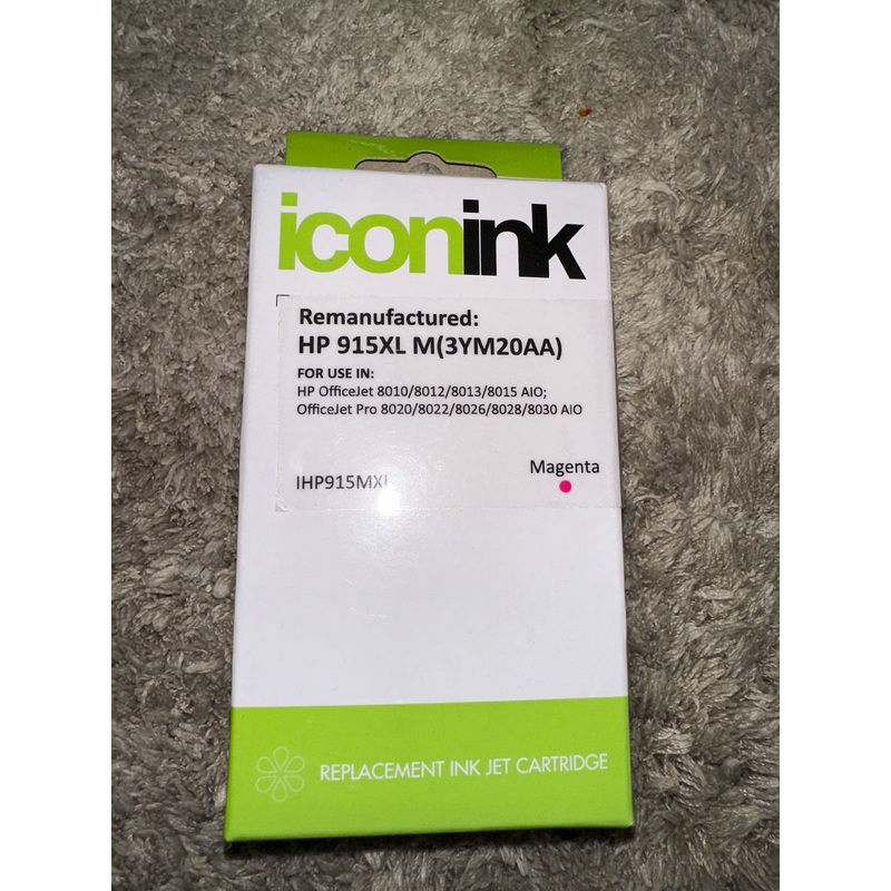 Icon Ink Remanufactured HP 915XL Magenta Ink Cartridge