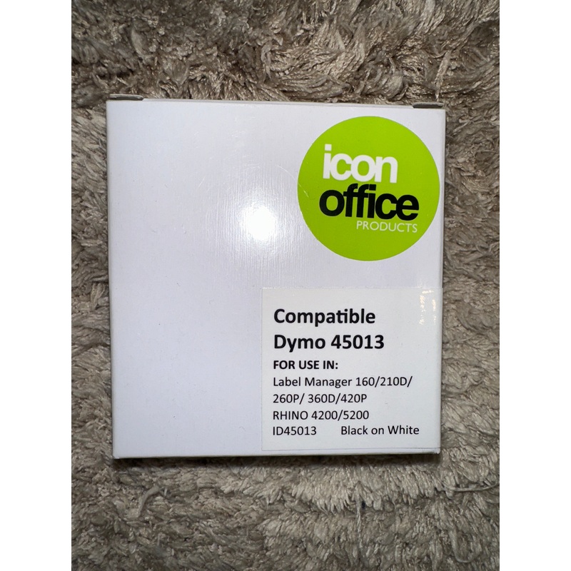 Icon Office Products Compatible Dymo 45013 Label Tape