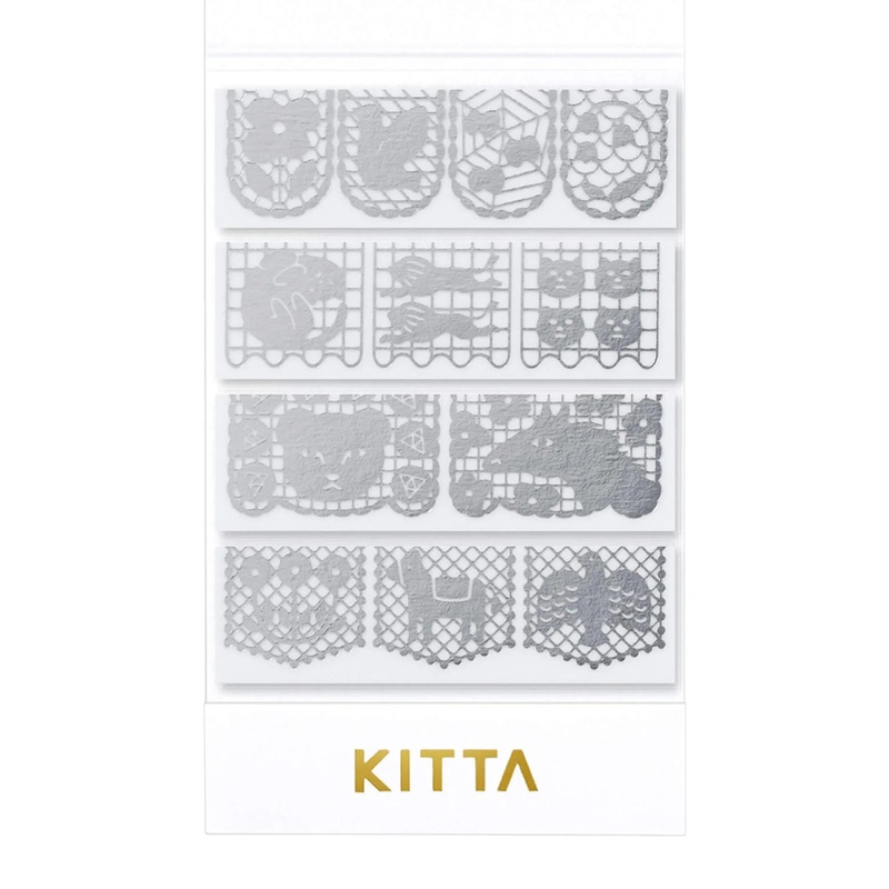 Kitta Portable Washi Tape – Shiny – Lace