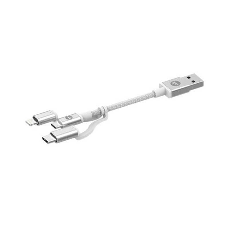 Mophie Tri-Tip Cable (1m) – White