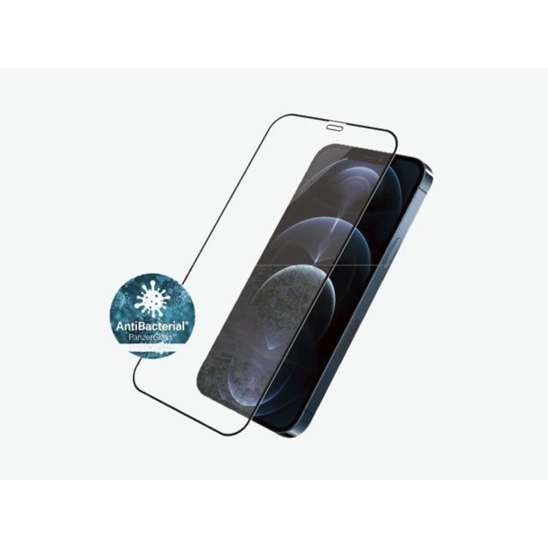 PanzerGlass for iPhone 12 Pro Max – Black – Case Friendly