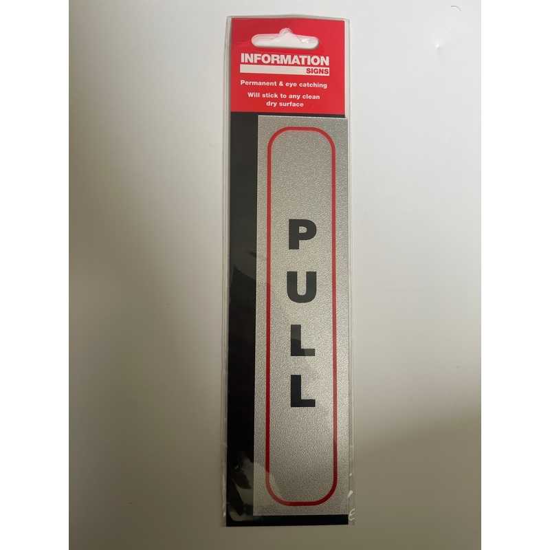 Pull sign