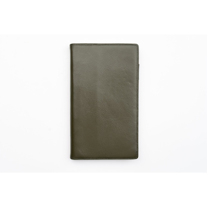 Raymay Davinci Olive Leather Slim Organizer – Bible Size – 8mm