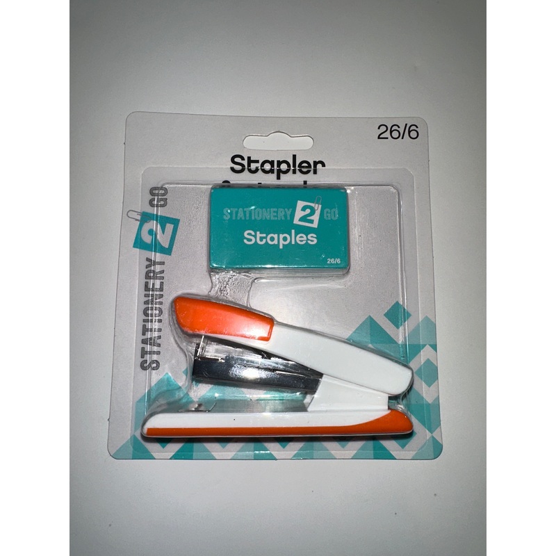 Stationery 2 Go Stapler with Staples Set (26/6)