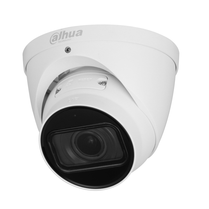 DAHUA 4MP IP IR Starlight Eyeball Camera with Motorised Lens 2.7-13.5mm. Supports Smart H.265, Day/Night WDR – 120, Tripwire, Intrusion, IP67, PoE & 12VDC. Max < 7.3W, Metal Casing.