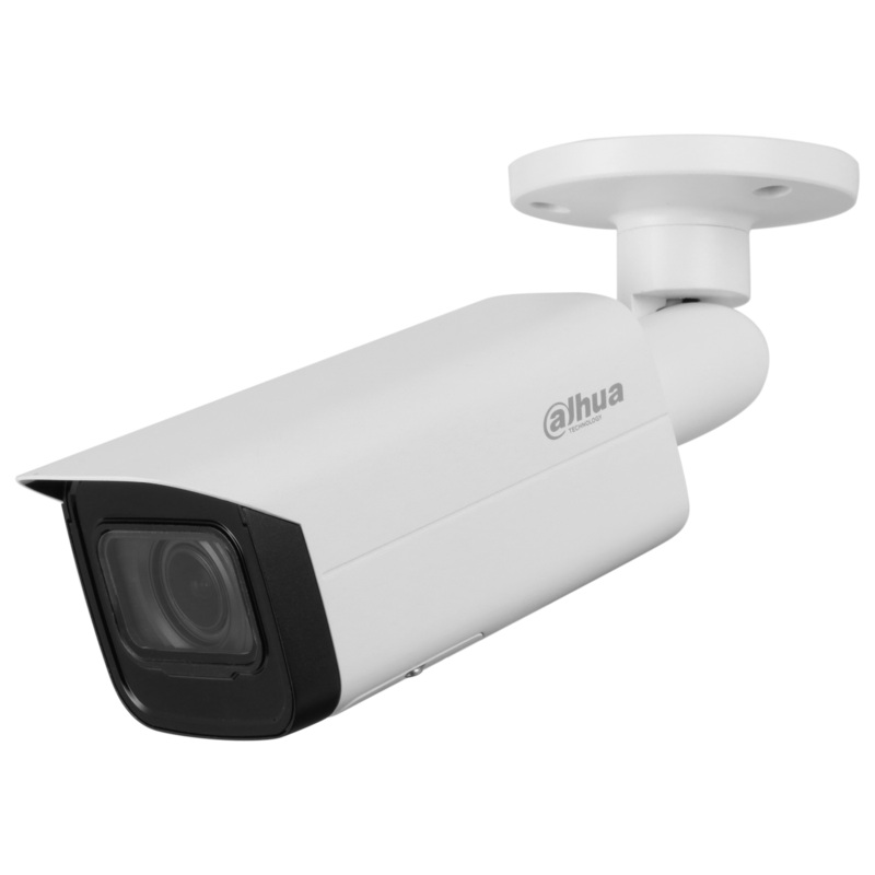 DAHUA 4MP Lite IR Vari-focal Bullet Starlight Network Camera. Supports H.265 codec, Built-in IR LED, Max IR 60m, WDR, IP67 Weather Proof, Intelligent Detection, SD Card Slot Supports up to 256GB.