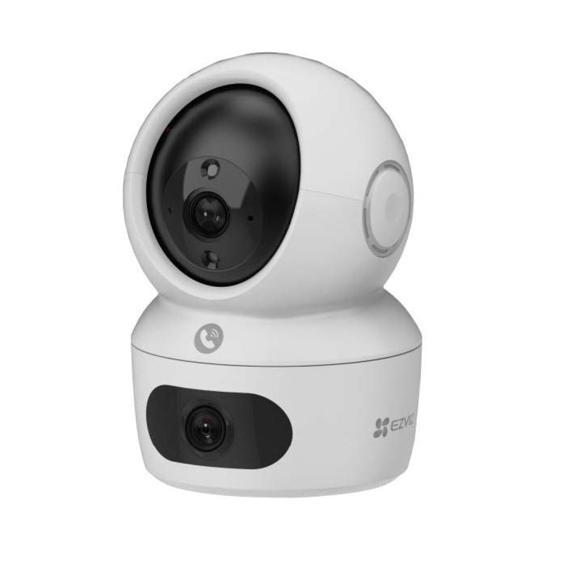 EZVIZ 10MP Indoor WiFi Camera with Dual Lens Motorized Pan/Tilt 360 Degree Coverage. Colour Night Vision. AI Human/Vehicle Detection. Auto Tracking. 2-Way Talk. Active Defence. Supports H.265. MiscroSD.