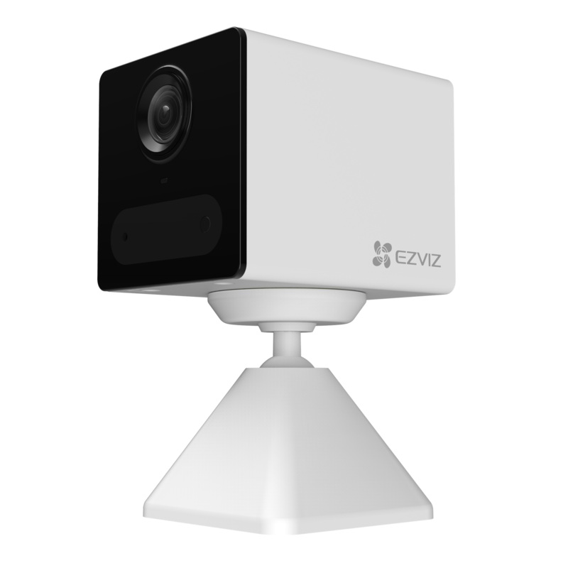 EZVIZ Mini WiFi Smart Home Indoor Battery Camera with 2-Way Talk. 1080P FHD Res, IR Night Vision, Smart Human Detect, Built-in 2000mAh Rechargable Battery, Magnetic Base, Upto 512GB SD. Black
