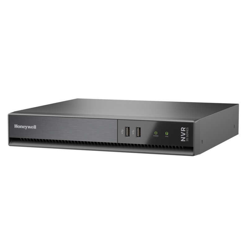 HONEYWELL 35 Series – 8 channel 4K/8MP eNVR with ARM Processor. Smart Codec/H.264/MJPEG Decoding. 8x POE Ports. HDD Up to 10TB. 2x HDD Slots. **No HDD Included** 10-15 Day Lead Time