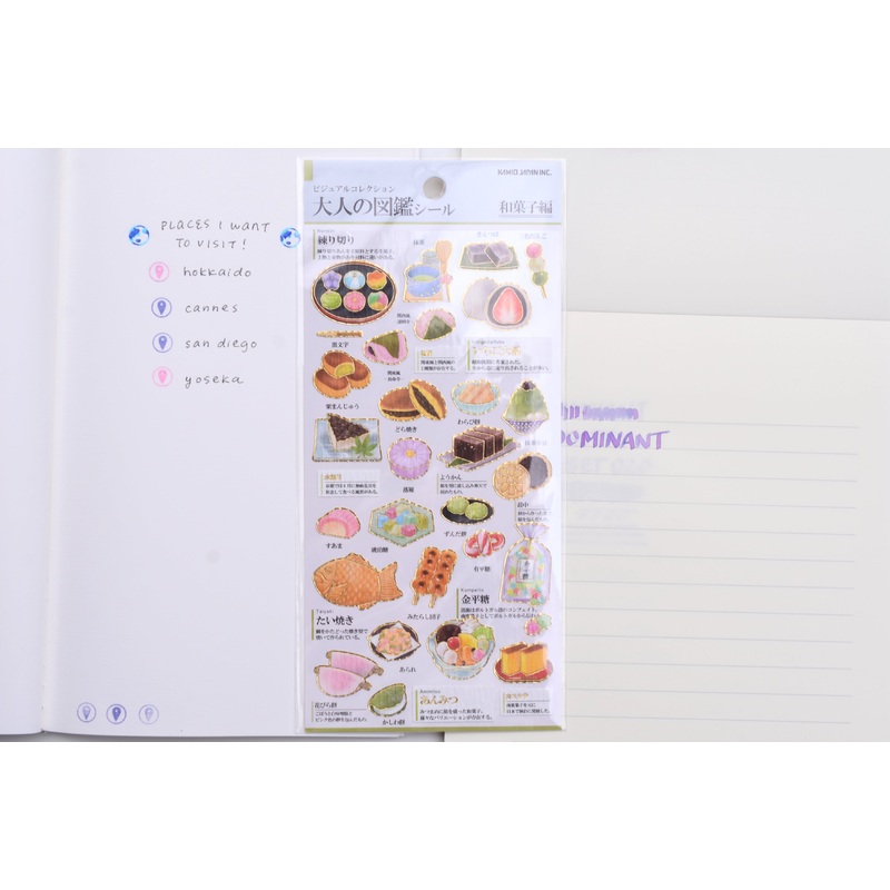 Kamio Illustrated Picture Book Stickers – Japanese Confectionery