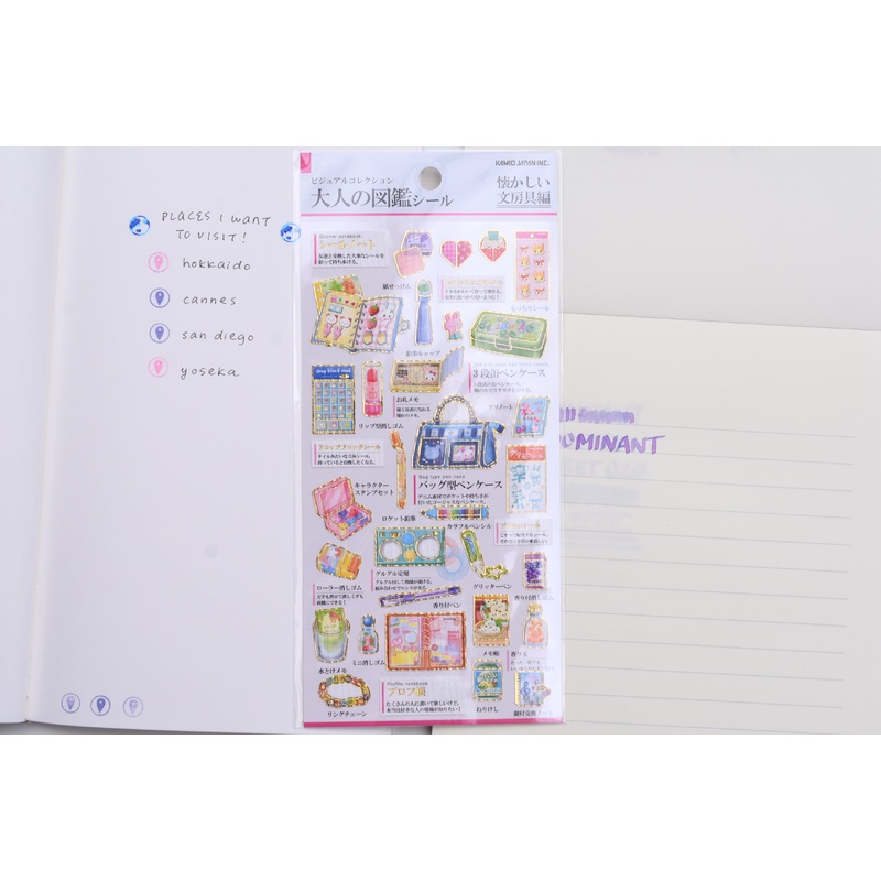 Kamio Illustrated Picture Book Stickers – Nostalgic Stationery