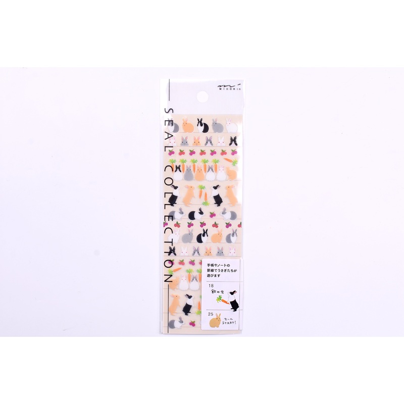 Midori Planner Sticker – Bunny Garden