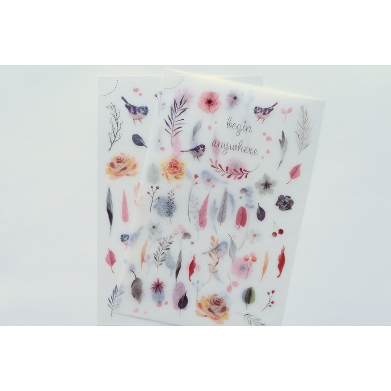 MU Print-On Stickers – Begin Anywhere – #122