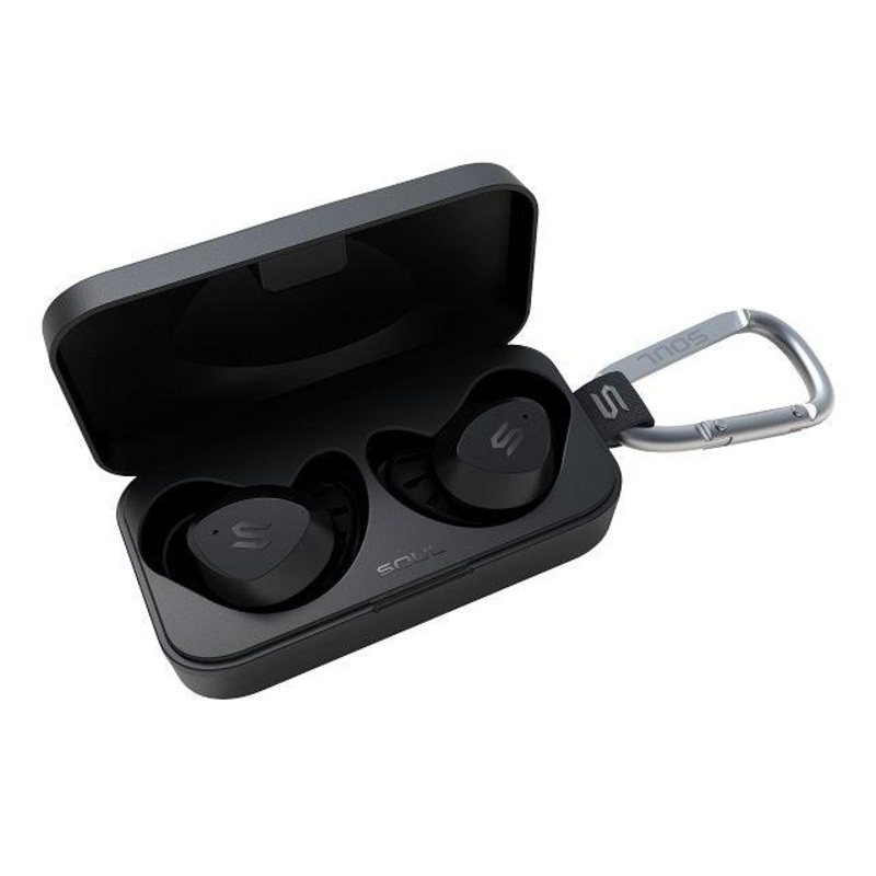 SOUL S-Fit – All-Conditions True Wireless Earphones Black